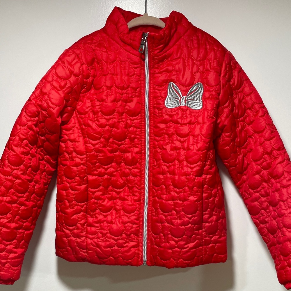 Disney Minnie girls quilted jacket 5/6 and 7/8
